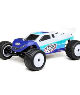 Losi Mini T 2.0 Brushless RTR 1 18 2wd Stadium Truck Blue LOS01019T2