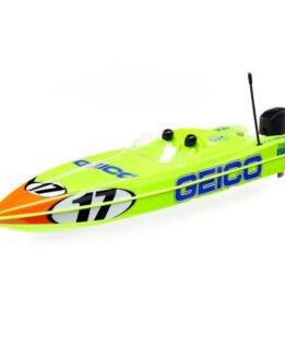 Pro Boat 17 inch Power Boat Racer Deep V Miss Geico RTR PRB08044T1