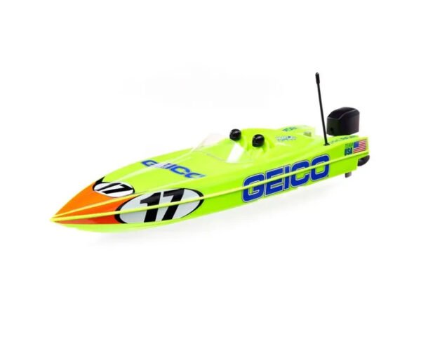 Pro Boat 17 inch Power Boat Racer Deep V Miss Geico RTR PRB08044T1