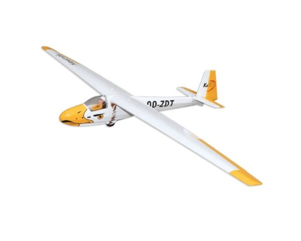 Seagull Models KA8B RC Glider 3000mm ARF Yellow White SEA 137A